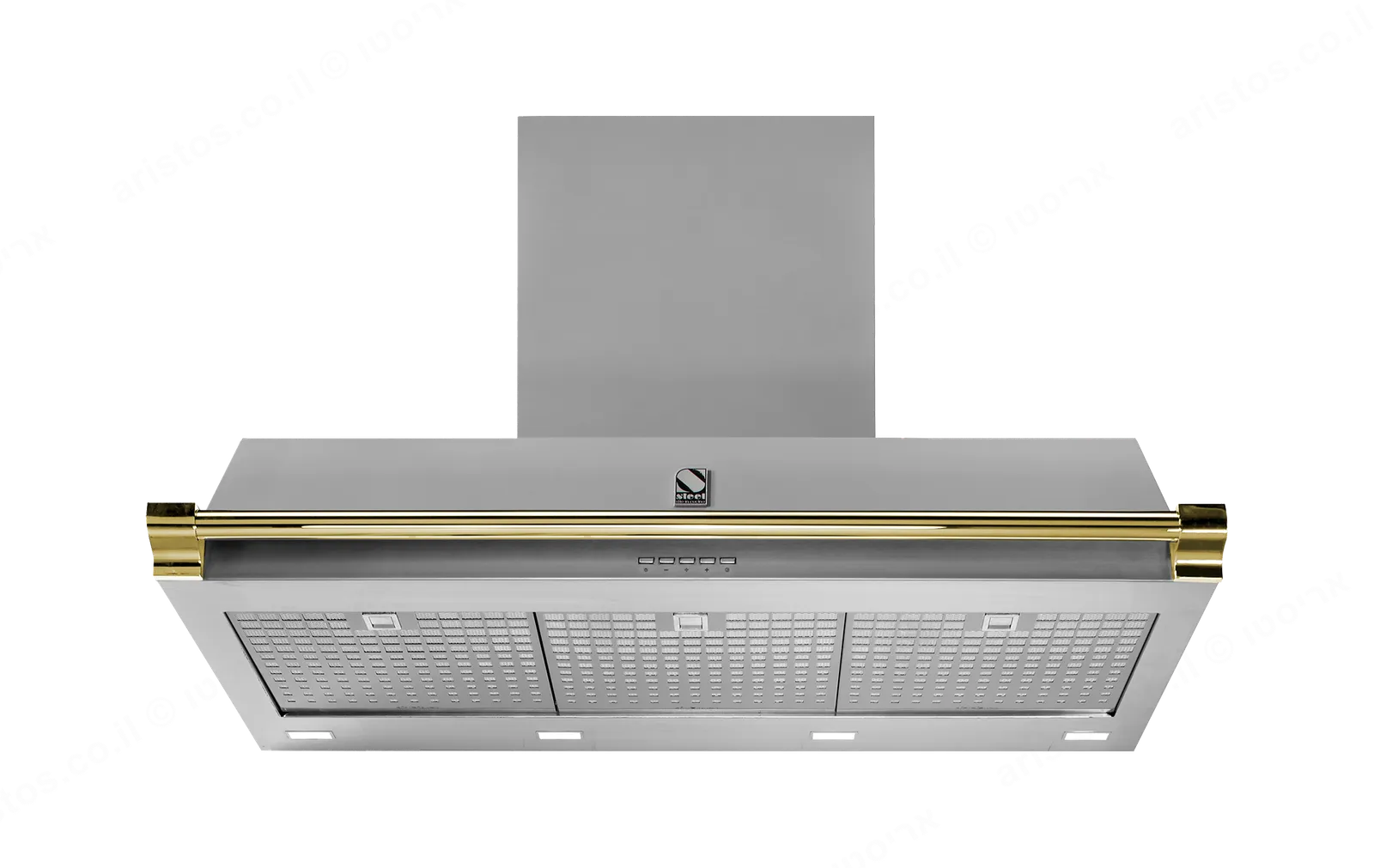 Steel קולט אדים 90 ס"מ סדרת Ascot תוצרת Steel דגם AKL90 נירוסטה מוברשת — תמונה 4
